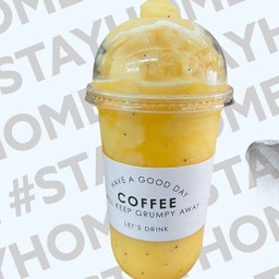 สับปะรด(สด) + เสาวรสปั่น(สด) (ขนาดแก้ว 20 oz.)