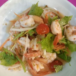 ยำกุ้งสด