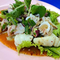 ลาบปลาหมึก