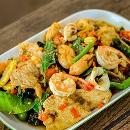 ผัดฉ่า (เป็นกับ)