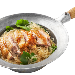 เป็ดย่างรมควันอบวุ้นเส้น