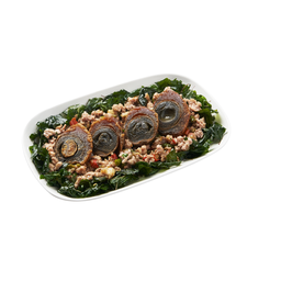 ไข่เยี่ยวม้ากะเพรากรอบ