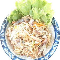 ยำขนมจีนปลาทูไม่ปลาร้า