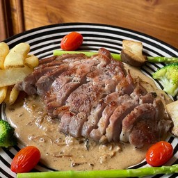 เสต็กสันคอหมู