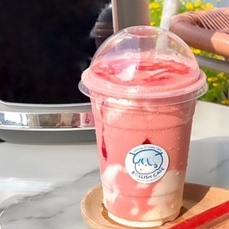 Strawberry Smoothie นัวๆเจ้มๆ(ไม่ใส่โยเกิร์ต)