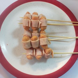 แฮมไก่พันไส้กรอก