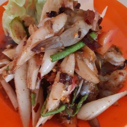 ตำไหลบัวกุ้งสด