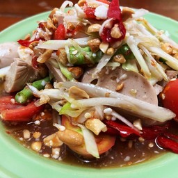 ส้มตำไก่ทอดเกลือสูตรเด็ด ประตูน้ำเชียงราก ซอย4