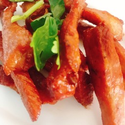 หมูแดดเดียวทอด