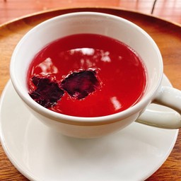 ชากุหลาบ ร้อน