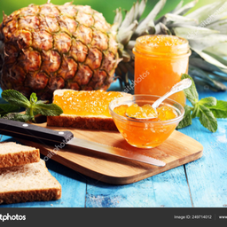 ขนมปังเนยแยมสับปะรด