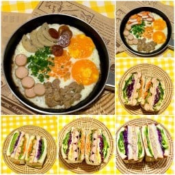 A Nice Dayแซนวิช ไข่กระทะ อาหารเช้า