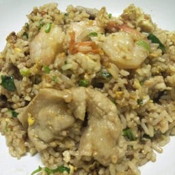 ข้าวผัดหมู+กุ้ง