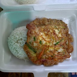 ไข่เจียวทรงเครื่อง+ข้าว