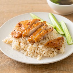 ข้าวมันไก่อบ