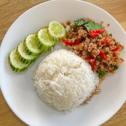 ข้าวกระเพราหมูสับ