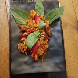 หมูหันผัดพริกเผา