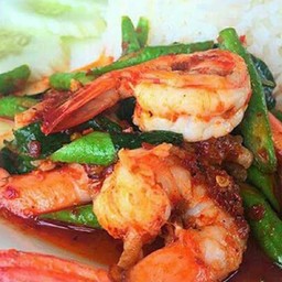 ข้าวพริกแกงกุ้ง