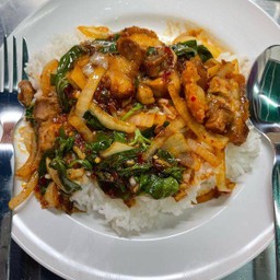 พริกเผา หมูกรอบ