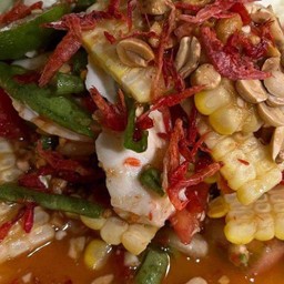 ตำข้าวโพด+ไข่เข็ม
