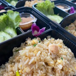 ข้าวผัดปู+น้ำจิ้มซีฟู้ด