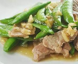 ผัดถั่วลันเตา