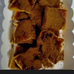 ขนมปังปิ้ง นม+โอวัลติน