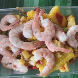 ตำข้าวโพดกุ้งสุก