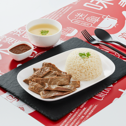 ข้าวมันเนื้อย่าง