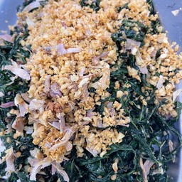 ใบปอผัดกระเทียม