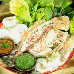 [อร่อยซ่ากับโค้ก] เมี่ยงปลาทับทิม # ไซส์ใหญ่ +  โค้ก ไม่มีน้ำตาล (กระป๋อง)