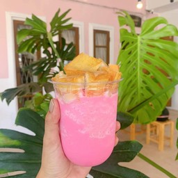 ปังเย็นนมชมพู