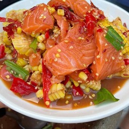 แซลมอนข้าวโพด