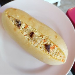 ขนมปังไส้เต้าหู้เห็ดหอมเจ
