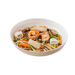 บะหมี่ร่อนราดหน้าฮ่องกง