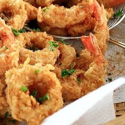 กุ้ง ปลาหมึก ชุบแป้งทอด (อย่างเดียว)