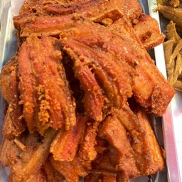 หมูสามชั้นทอด ขีดละ