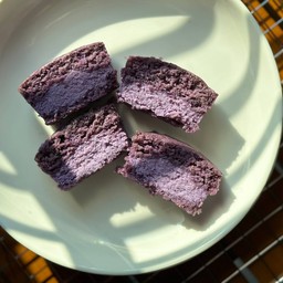 โลฟเค้ก มันม่วง ไส้ นมมันม่วง