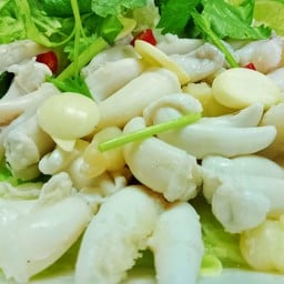 ไข่ปลาหมึกนึ่งมะนาว