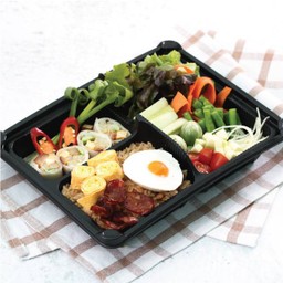 ข้าวผัดน้ำพริกลงเรือ + มินิทานเล่น