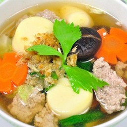 ต้มจีดเต้าหู้หมูสับ