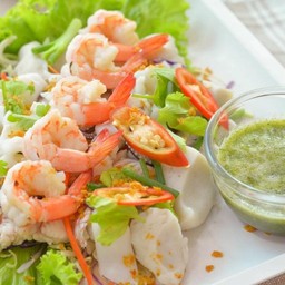 กุ้งลวกจิ้ม