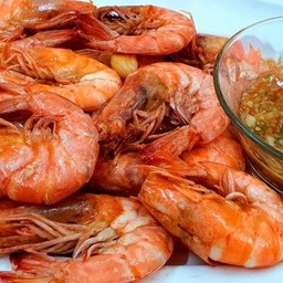 กุ้งอบเกลือ (จาน)