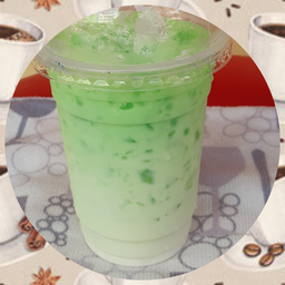 น้ำเขียวเฮลบลูบอย นมสด50฿