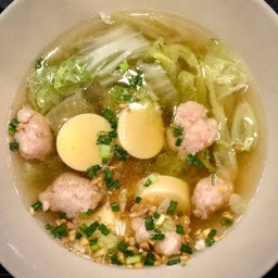 แกงจืดเต้าหู้ หมูเด้ง