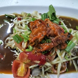 ตำปลาร้า หอยดอง