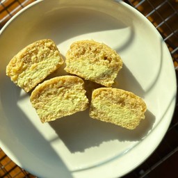 โลฟ เค้ก ฟักทอง สอดไส้ ขนมฟักทองโบราณ