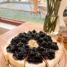 บลูเบอรี่ชีสพาย (สามเหลี่ยม)