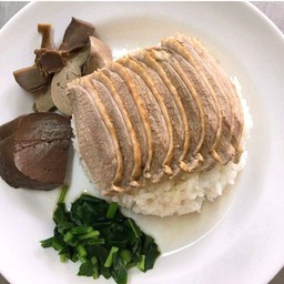 ข้าวหน้าเป็ดหั่น(ราดน้ำพะโล้)