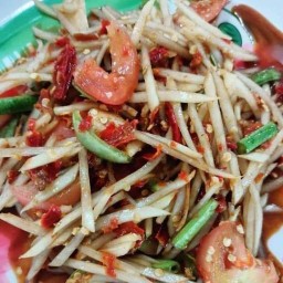 ส้มตำลาบน้ำตก เมืองนครปฐม